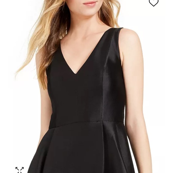 Calvin Klein high low A line gown - Picture 3 of 9